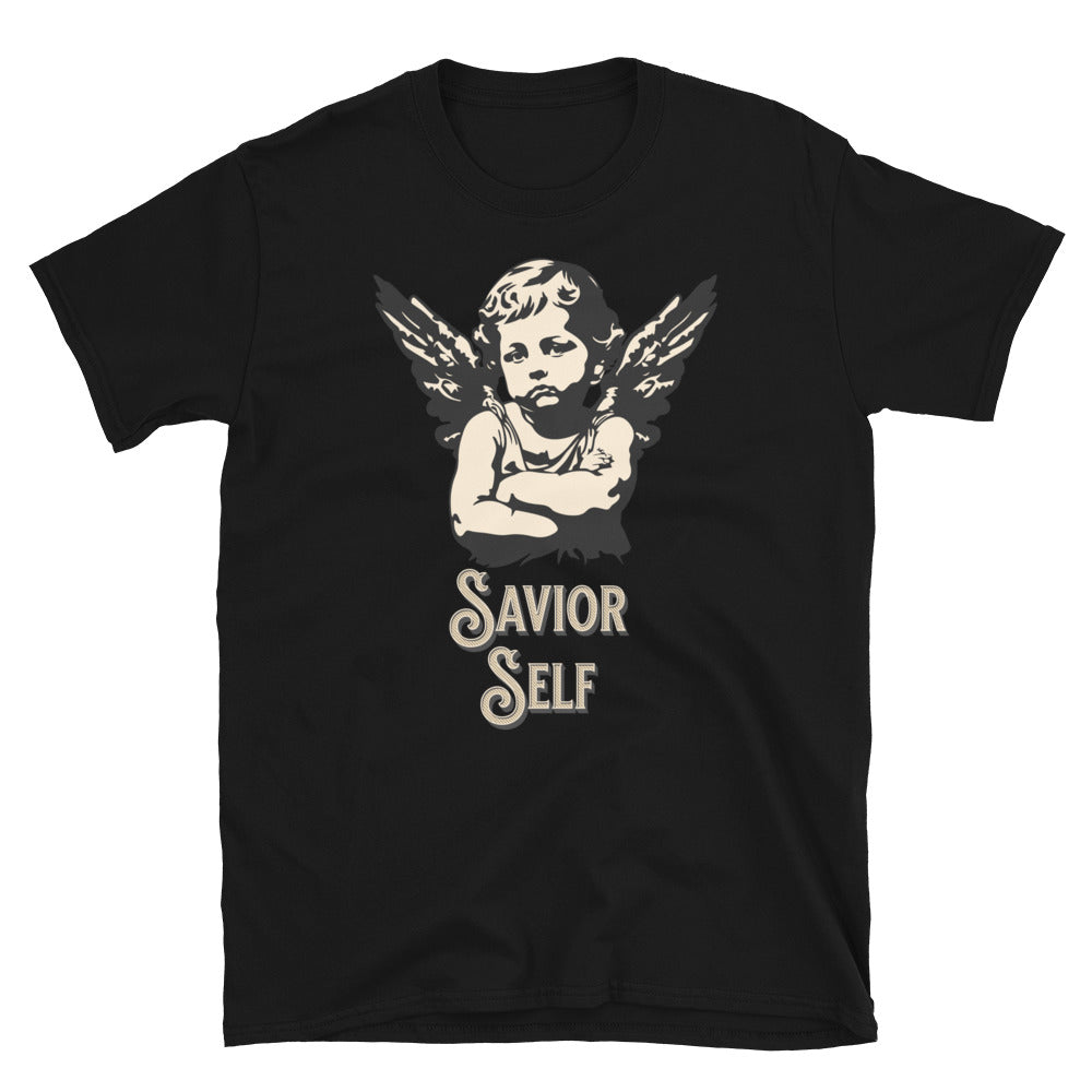 Savior Self Girl Angel TShirt - Black Color - https://ascensionemporium.net